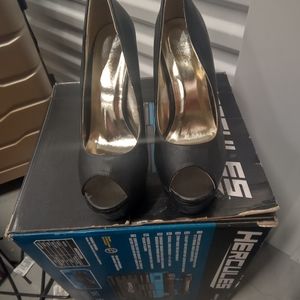 Women's Black Wedge Sandals